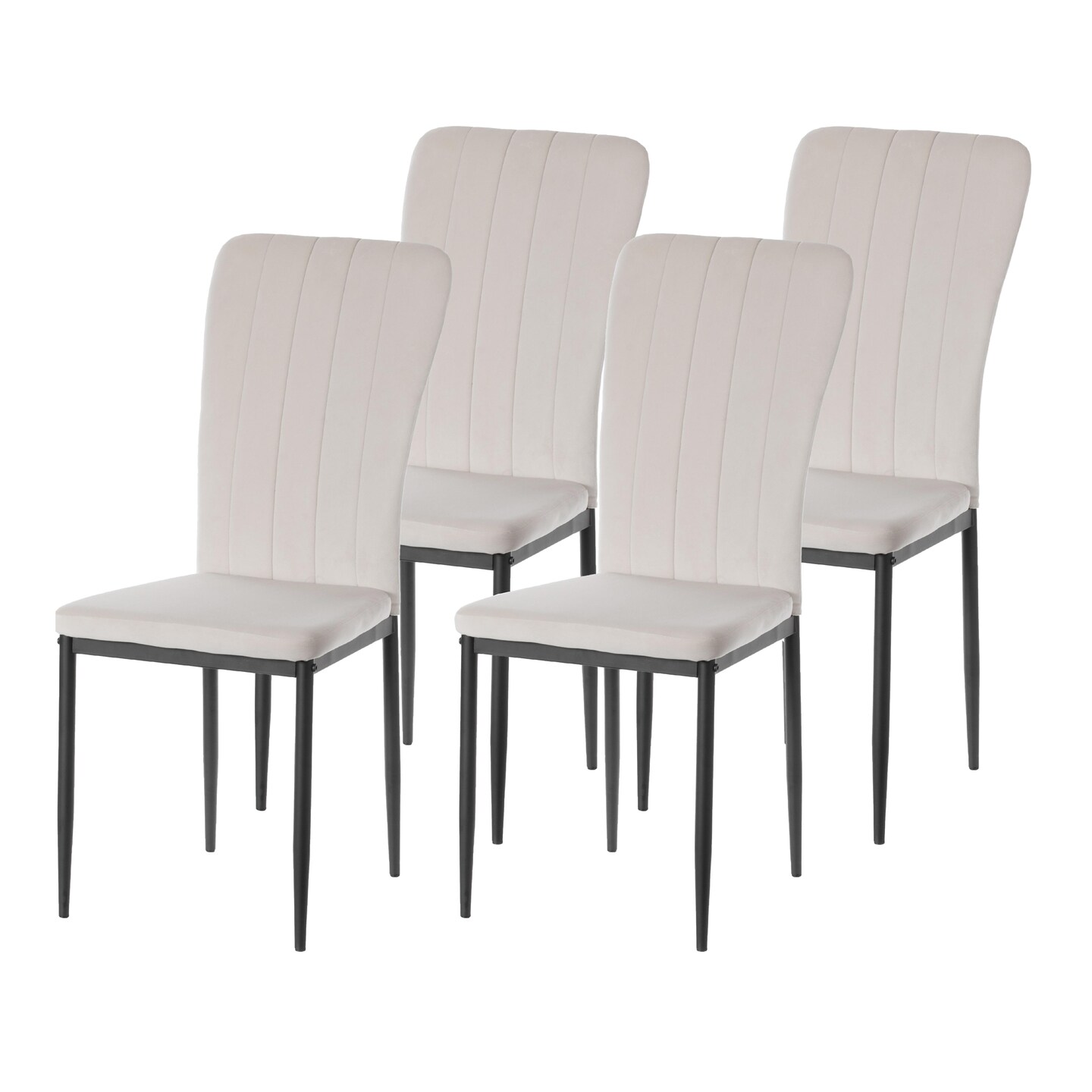 Modern And Contemporary Tufted Velvet Upholstered Accent Dining Chair