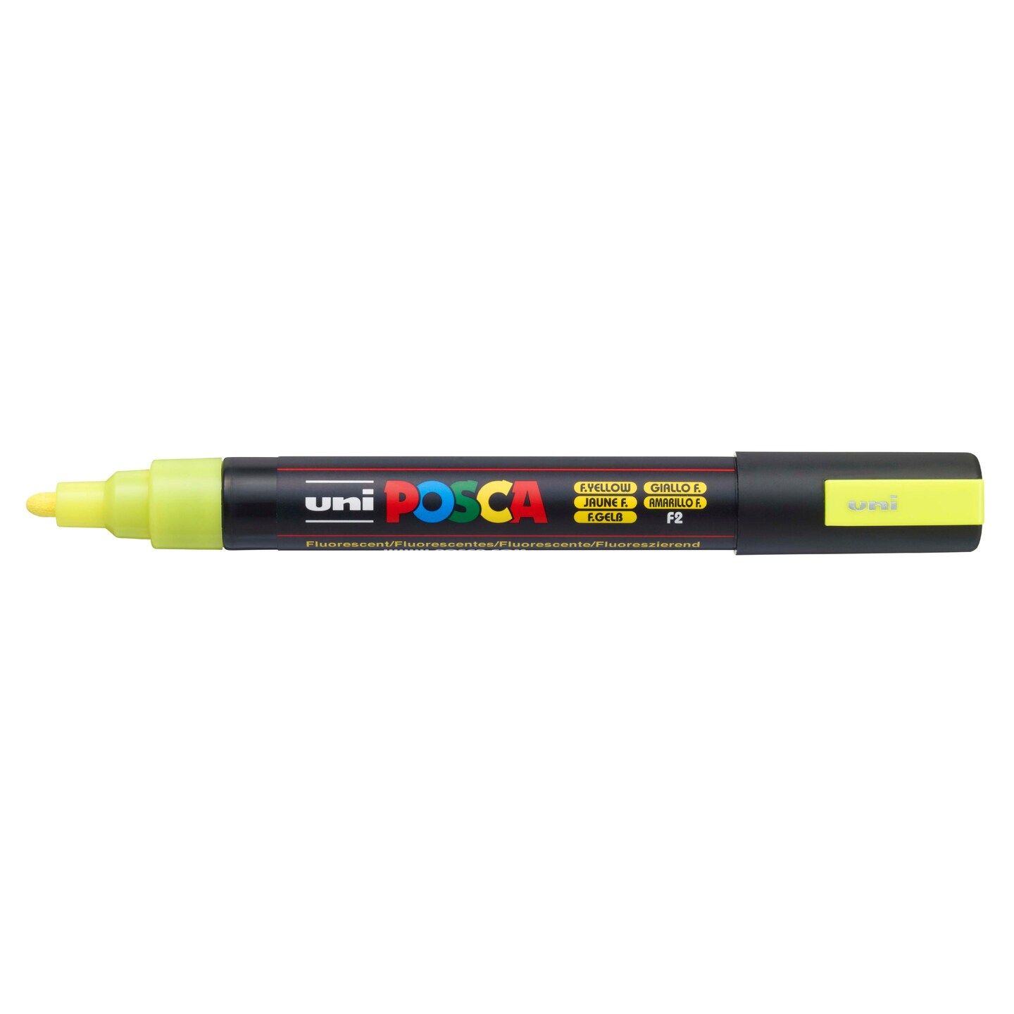 Posca Paint Marker, Pc-5M Medium Bullet, Fluorescent Yellow