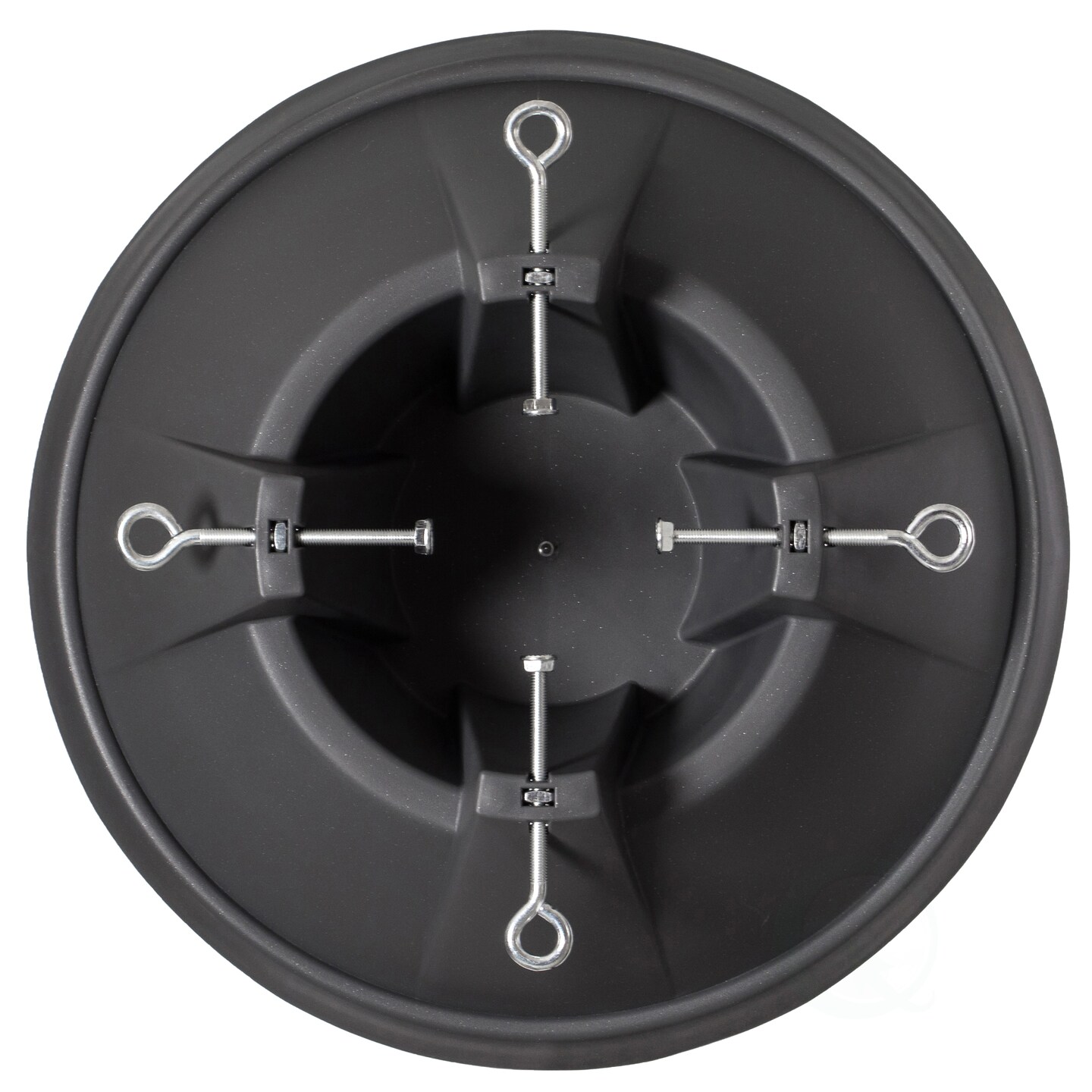 Plastic Christmas Tree Stand With Screw Fastener, Grey Michaels