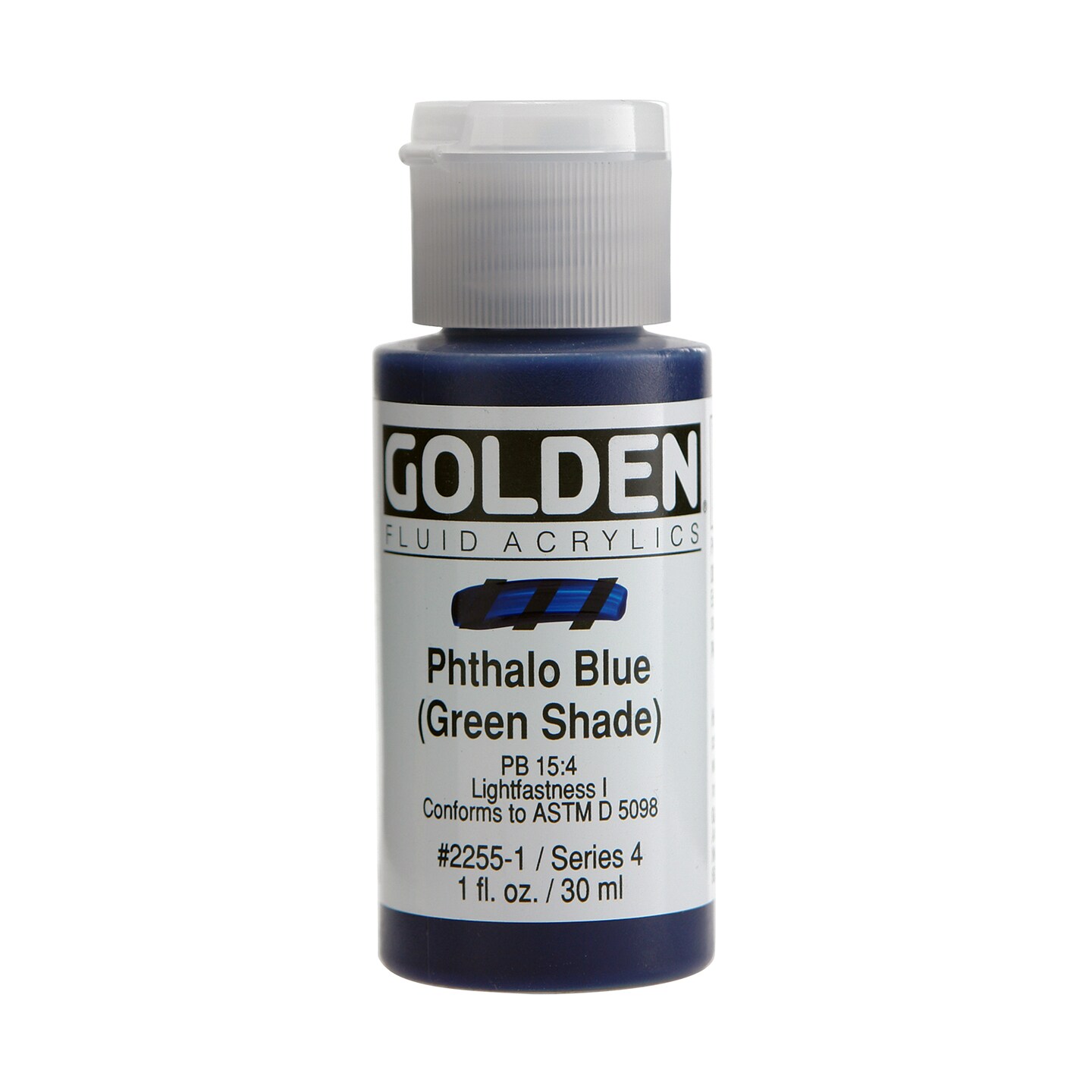 Golden Fluid Acrylic, 1 oz., Phthalo Blue/ Green Shade