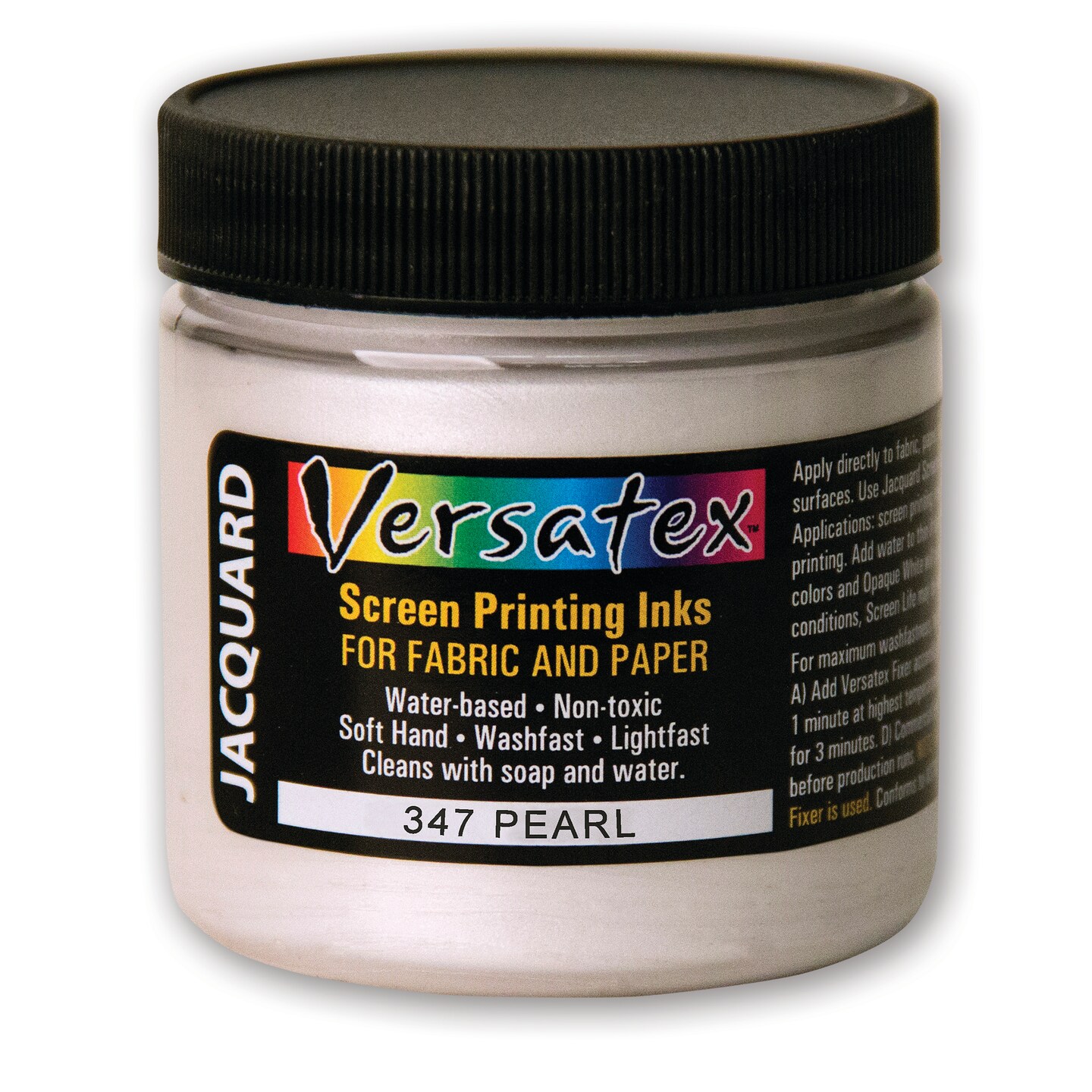 Jacquard Versatex Screen Printing Ink, 4 oz., Pearl | Michaels