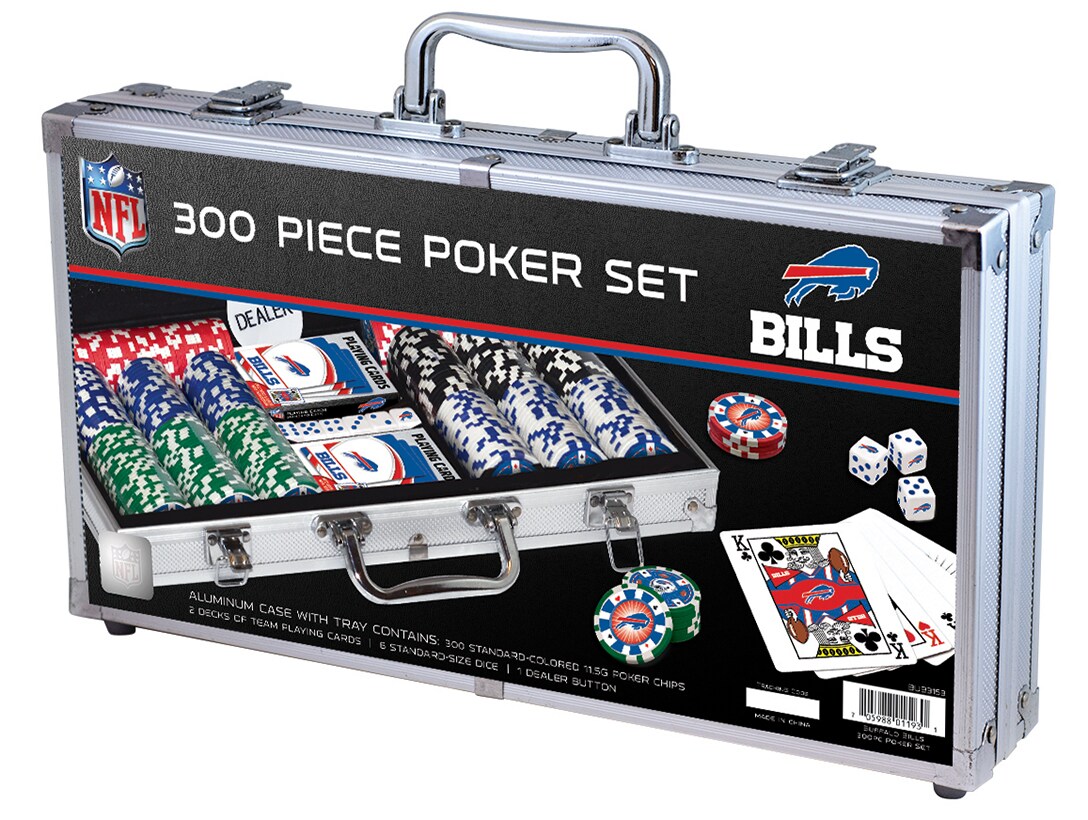 MasterPieces Casino - NFL Buffalo Bills - 300 Piece High Quality Poker Chip  Set with Carrying Case
