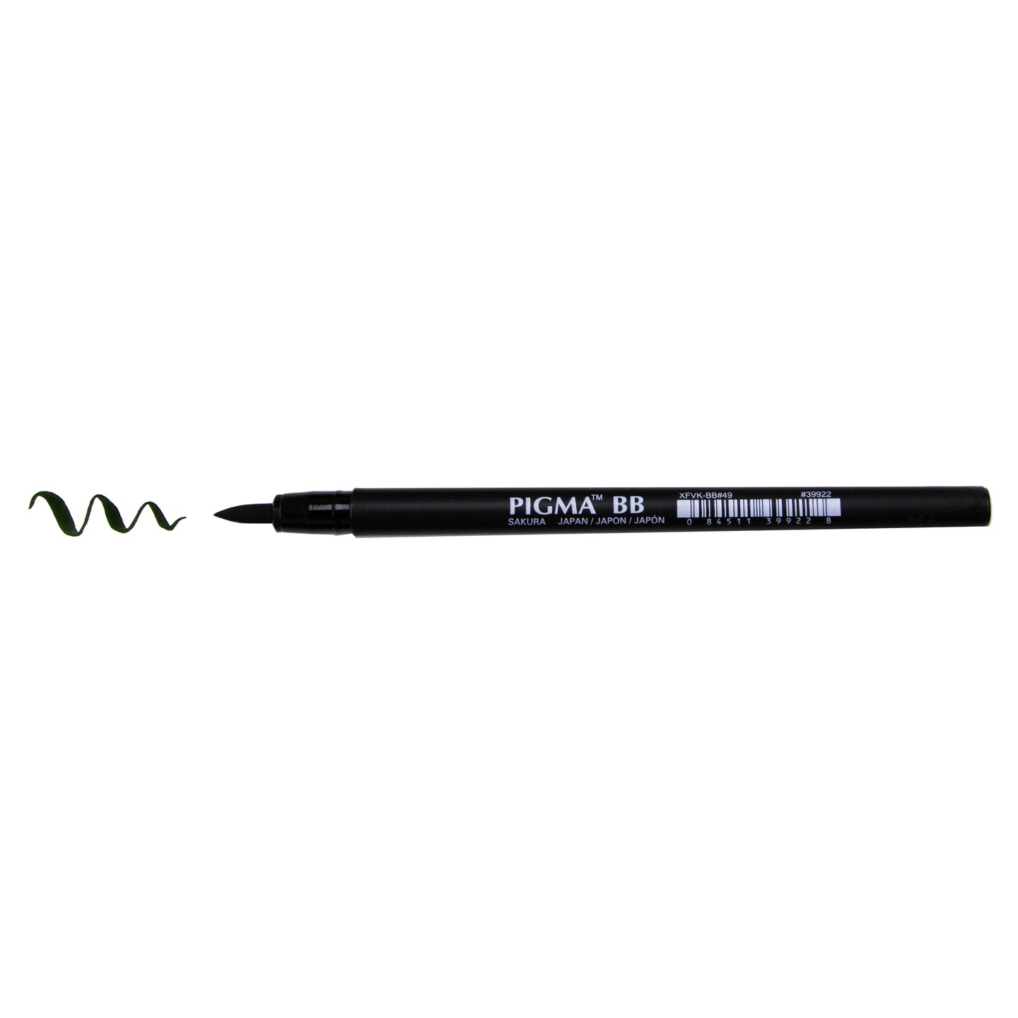 Sakura Pigma Professional Brush Pen, Bold, Black