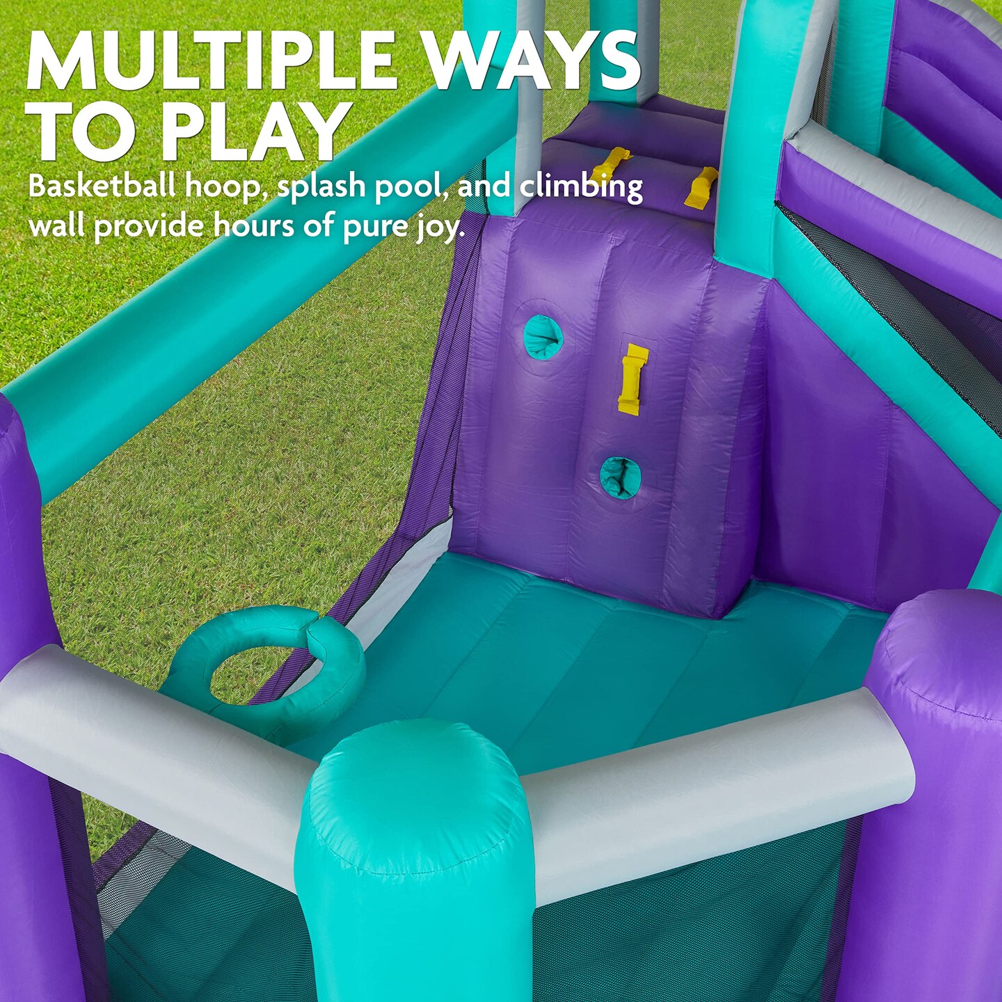 Sunny &#x26; Fun Big Inflatable Kids Backyard Water Slide Park