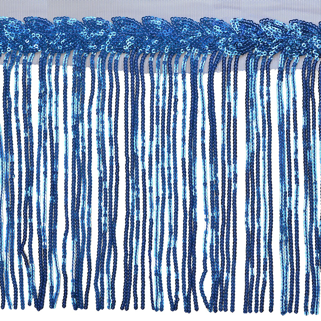 Blame Sequined Leaf Vine Fringe.