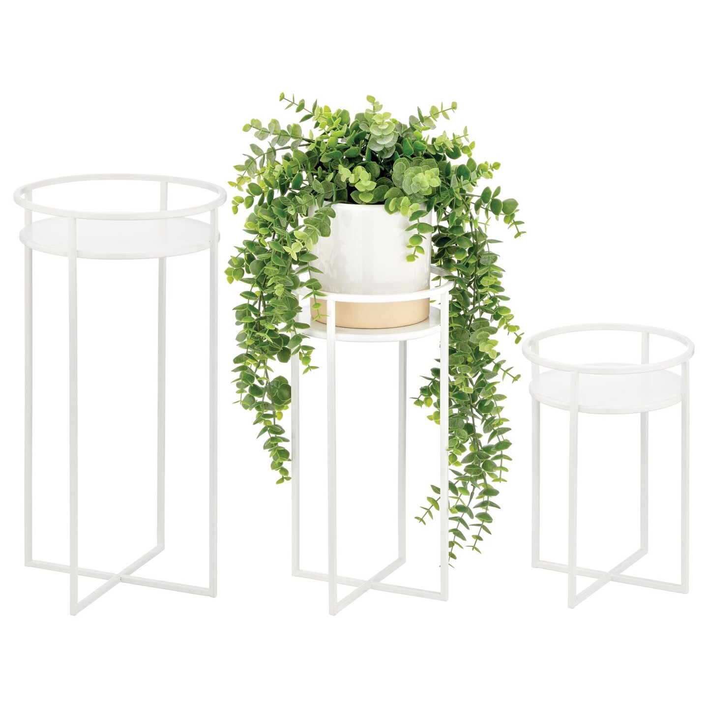 mDesign Metal Midcentury Indoor/Outdoor Stands for Plants Michaels