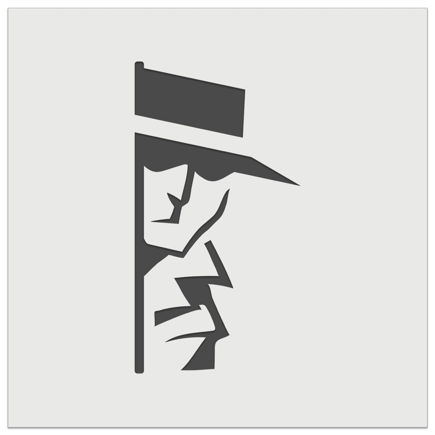 Spy Private Investigator Detective Neighborhood Watch Wall Cookie DIY Craft Reusable Stencil