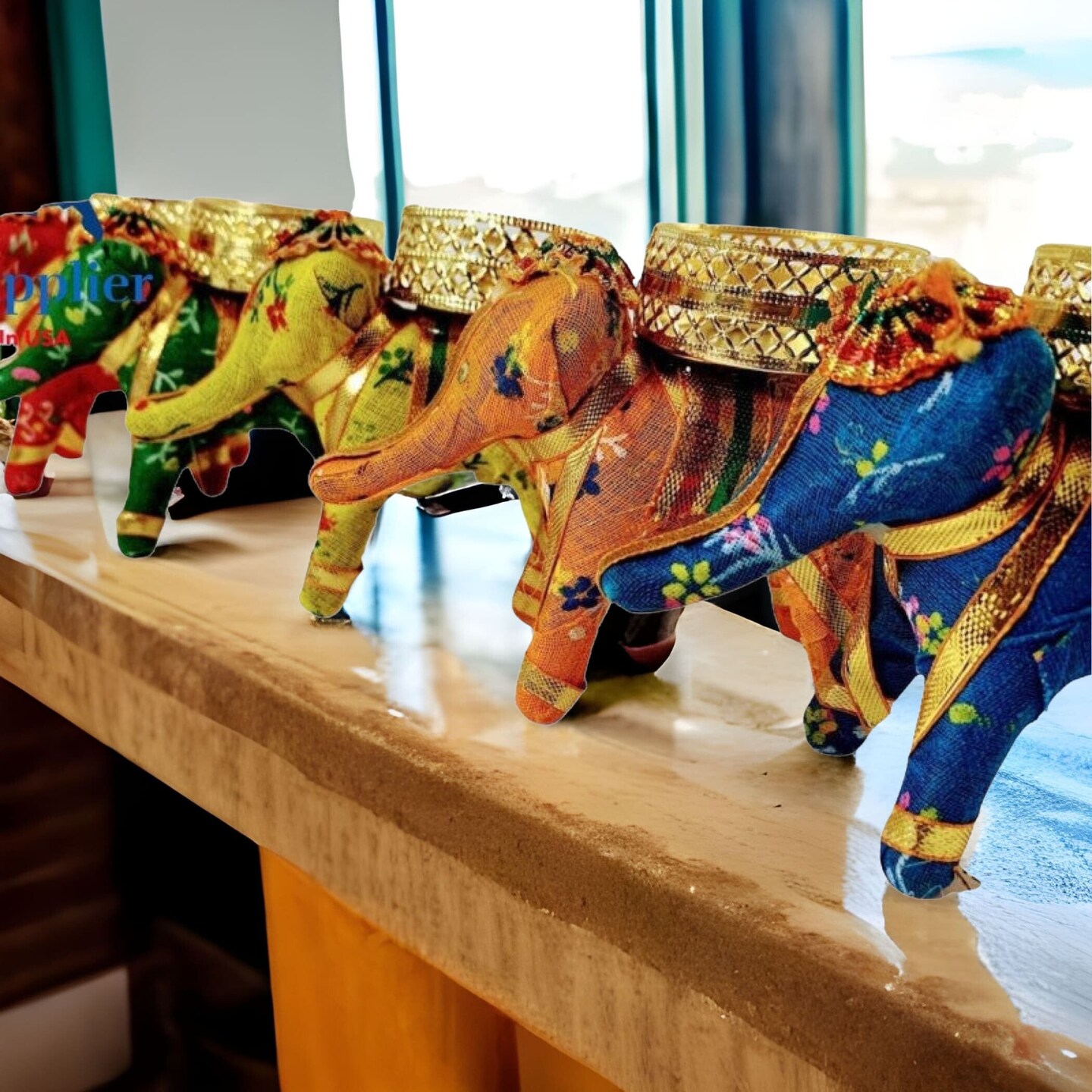 Elephant Tea Light Candle Holders Indian Festival of Light Decorative Candle Stand for Diwali Christmas Thanksgiving Housewarming Gift T-light Holder for Centerpiece Dining Table Home Decor