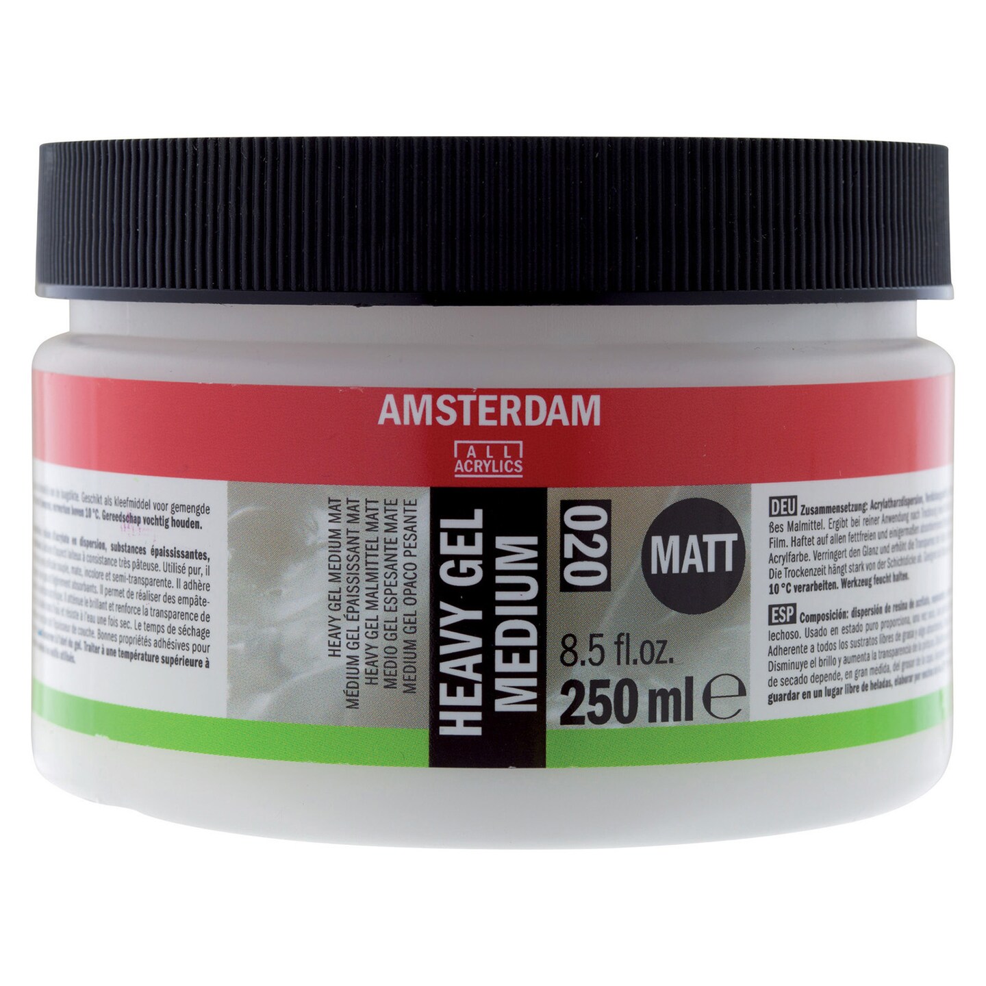 Amsterdam Acrylic Heavy Gel Medium, 250ml, Matte
