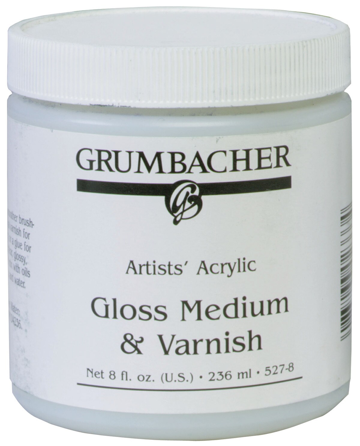 Acrylic Medium & Varnish Gloss, 8 oz. - Grumbacher Art