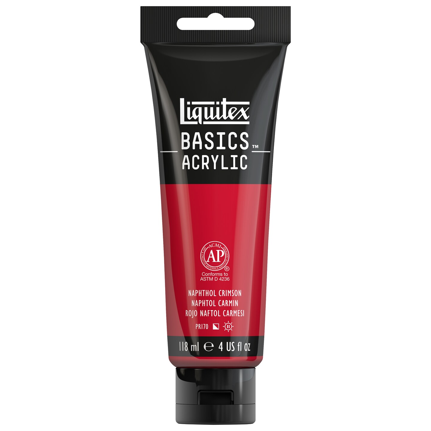 Liquitex - BASICS Acrylic Color - 4 oz. Tube - Naphthol Crimson