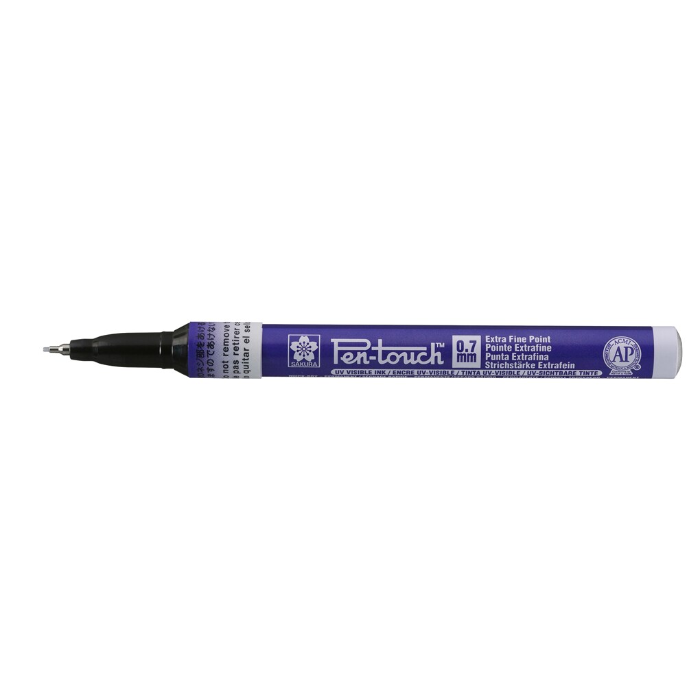 Sakura Pentouch Fluorescent Marker, Uv-Visible Blue - Extra-Fine