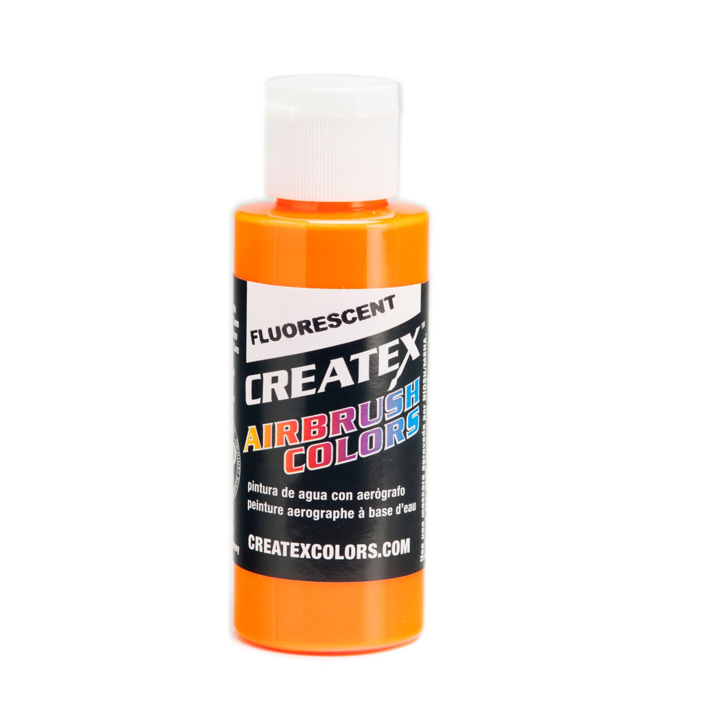 Createx Airbrush Color, Fluorescent, 2 oz., Sunburst