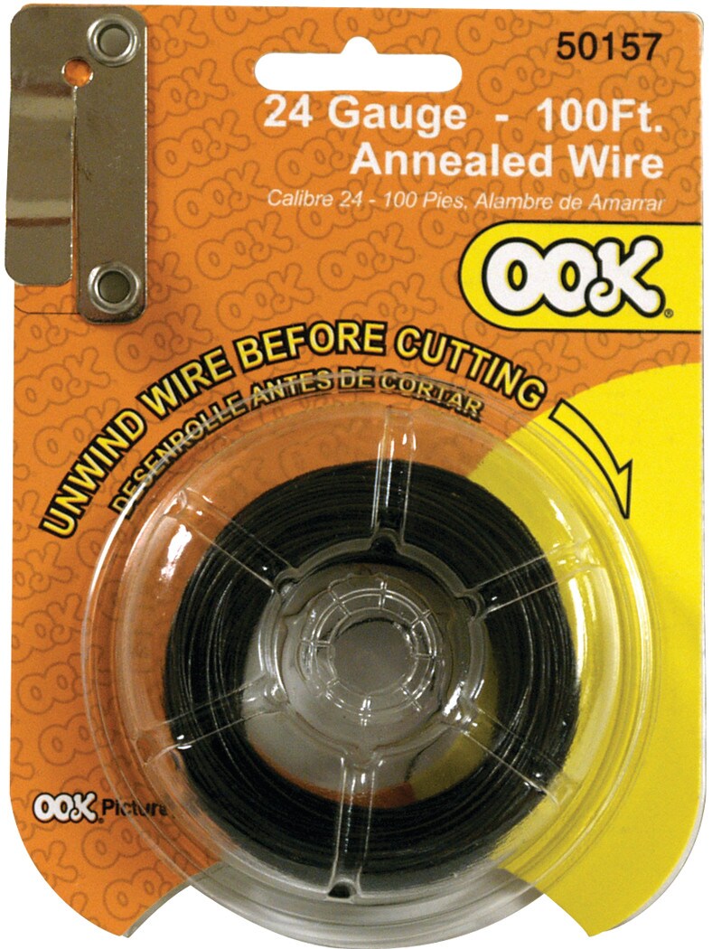 Ook Picture Hanging Wire, Annealed Wire, 24 Gauge, 100 ft.