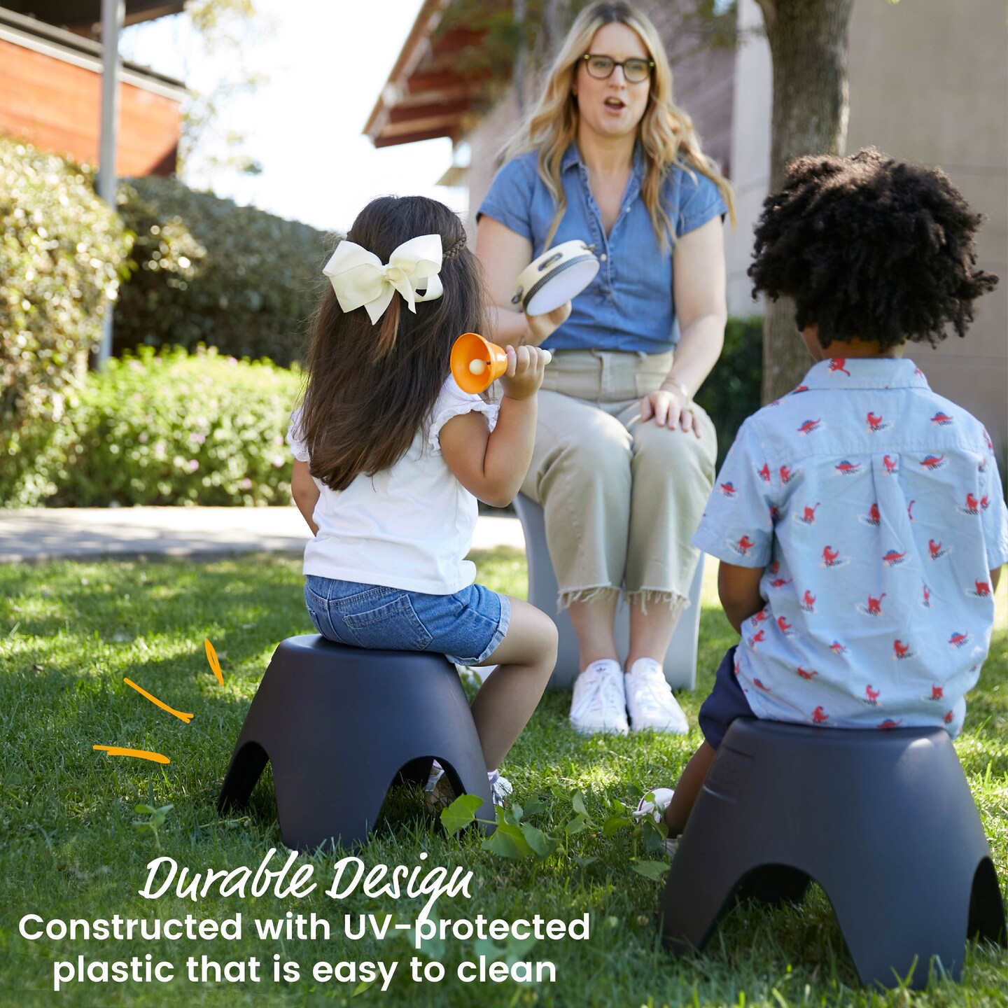 Ayana Stool Set, Flexible Seating, 4-Pack