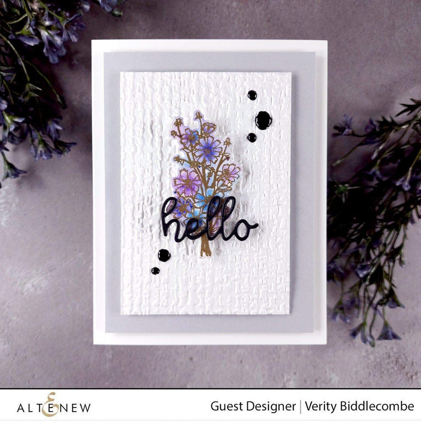 Organic Linen 3D Embossing Folder