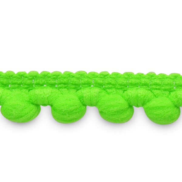 20 yards of Franky Pea Pod 3/8&#x22; Baby Pom Fringe Trim | 20 yard cut