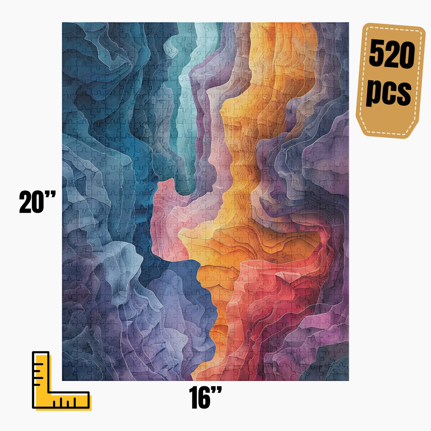 Modern Abstract Art Jigsaw Puzzle | S41A37 | MakerPlace by Michaels