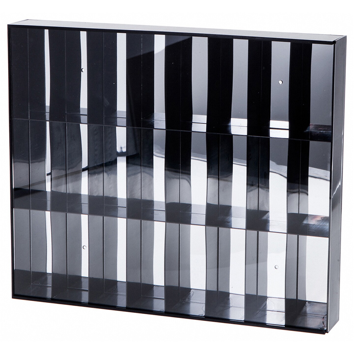 Protech AFSBM 24 Slot Acrylic Display Case for 3&#x22; - 4&#x22; Action Figures (Wall-Mount), 18&#x22; W x 15.25&#x22; H x 2.5&#x22; D