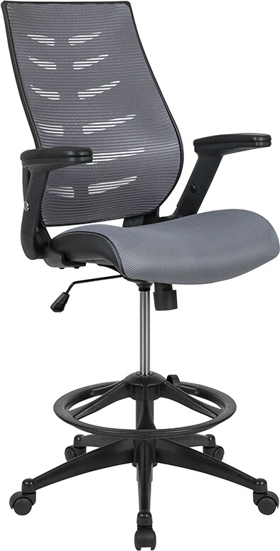 Gray drafting chair 2025