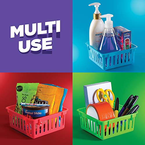 Classroom Storage Baskets Crayon and Pencill Container | Classroom Organization| Storage Basket, Shelf and Desk Organizer | For Classrooms, Office Desk, Small Desk, and Toy Storage