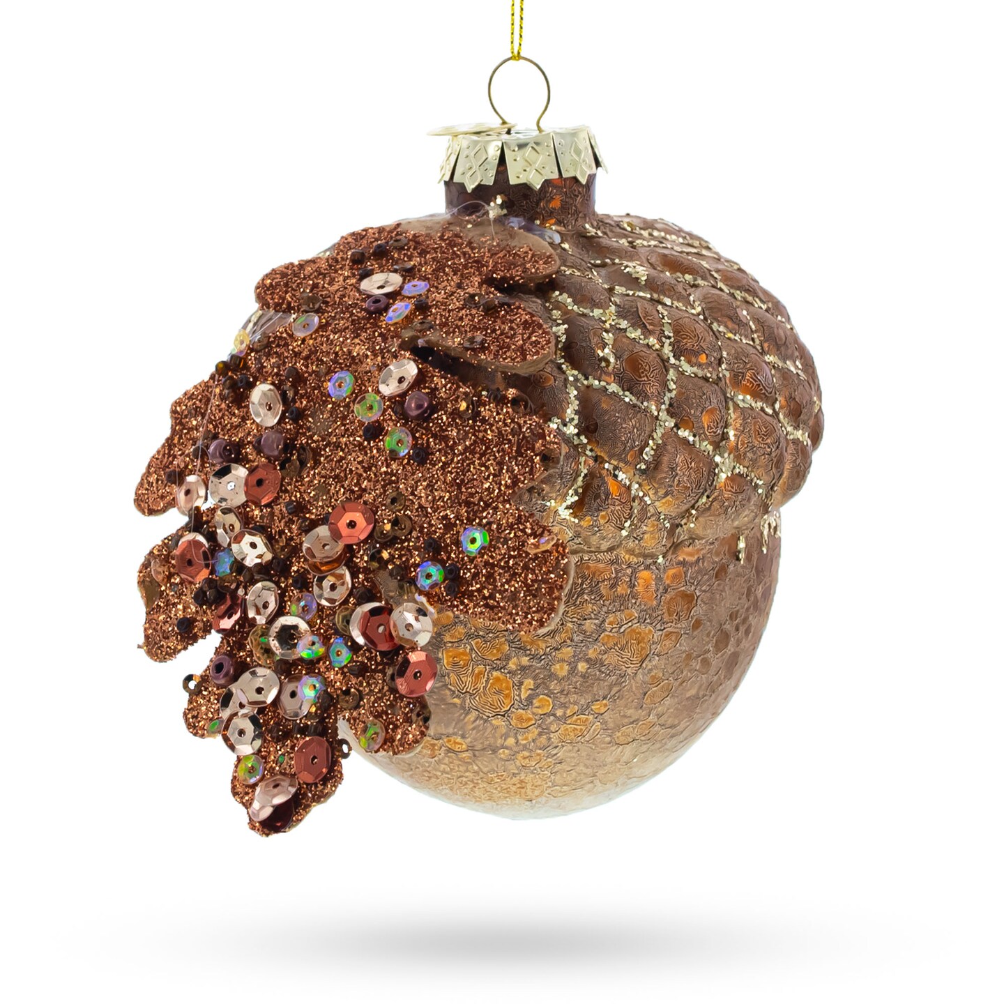 Acorn - Rustic Blown Glass Christmas Ornament | Michaels