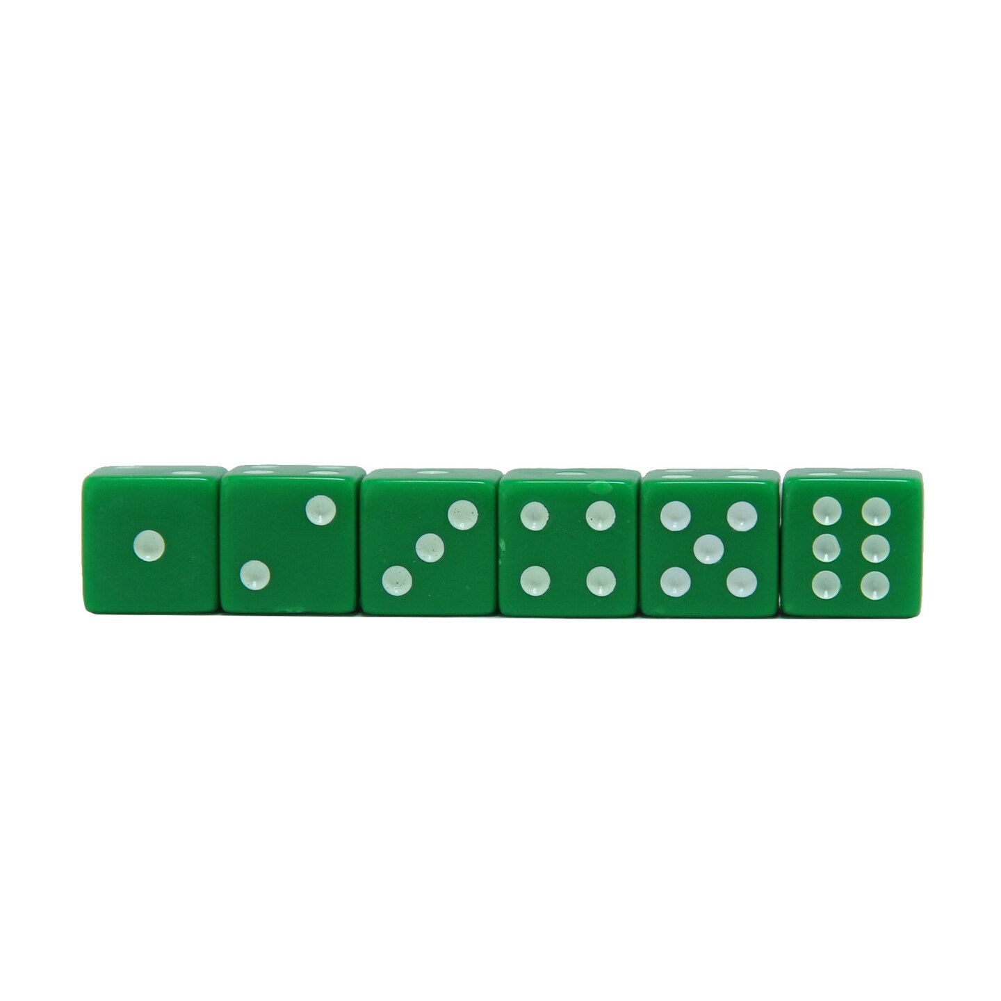 WE Games Square Cornered Dice - 100 Pack