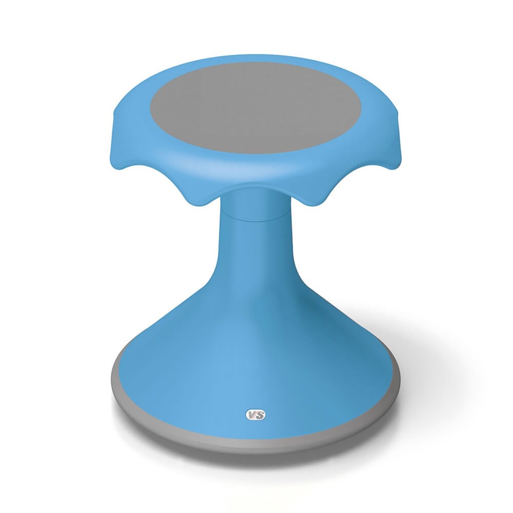 VS America Hokki Stool Flexible Ergonomic Seating - 15&#x22; Light Blue