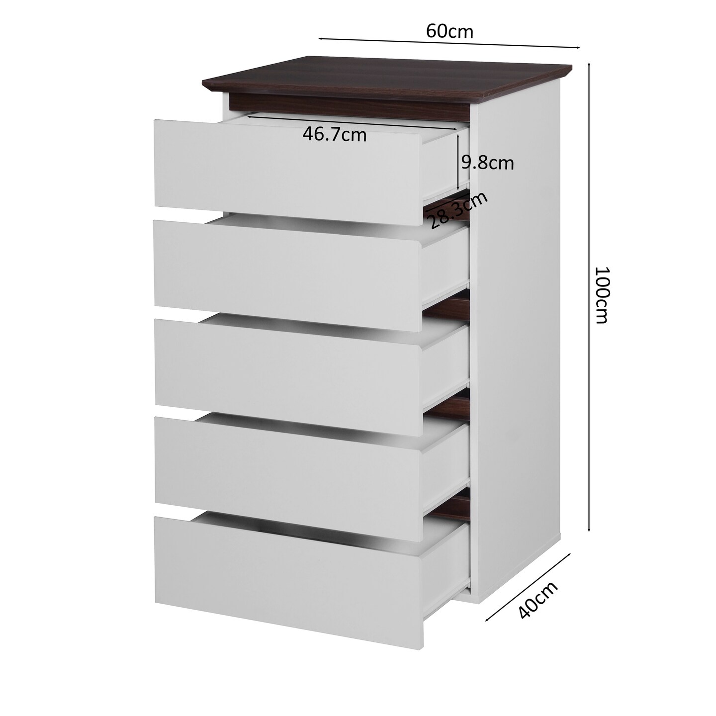 Modern 5-Drawer Dresser | Elevate Storage