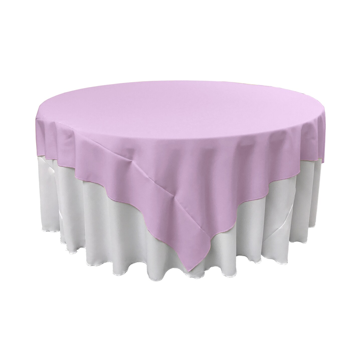 Polyester Poplin Square Tablecloth, 72 By 72-inch