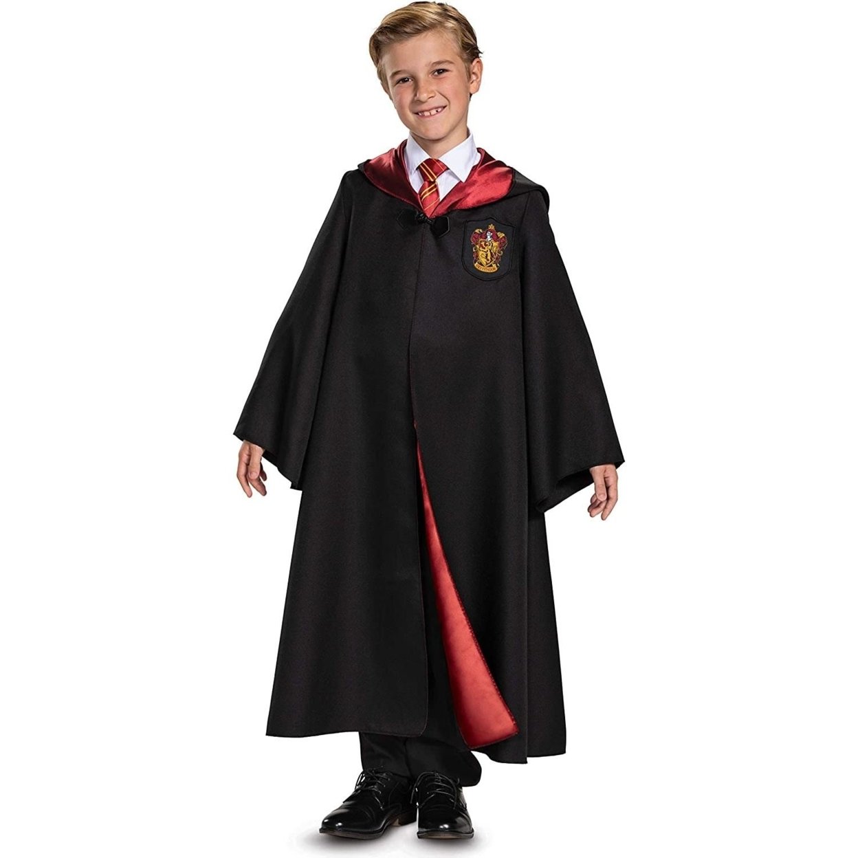 Harry Potter Gryffindor Robe Deluxe Kids Size Xl 14-16 Cloak Costume Unisex