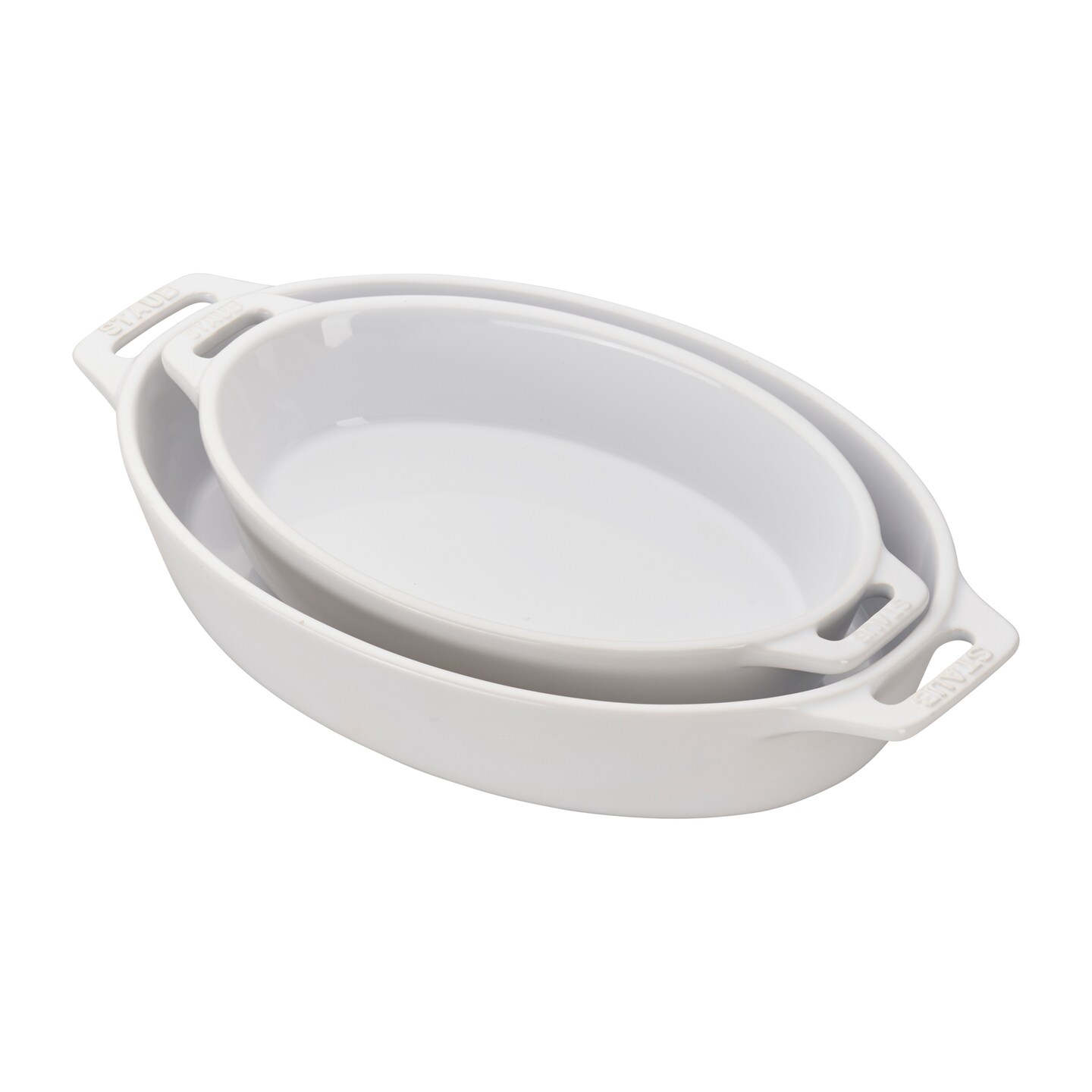 STAUB Ceramic 2-pc Oval Baking Dish Set