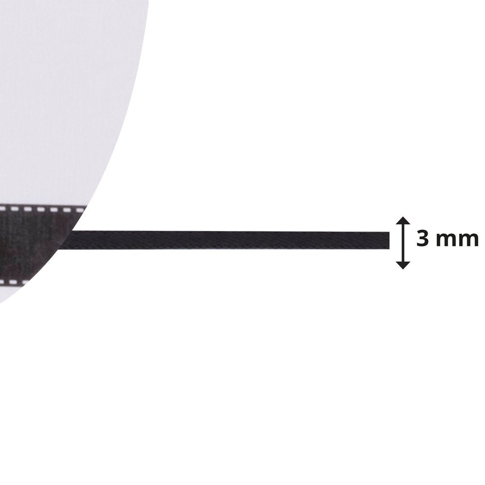 Vaessen Creative  Satin Ribbon 3mmx10m Black