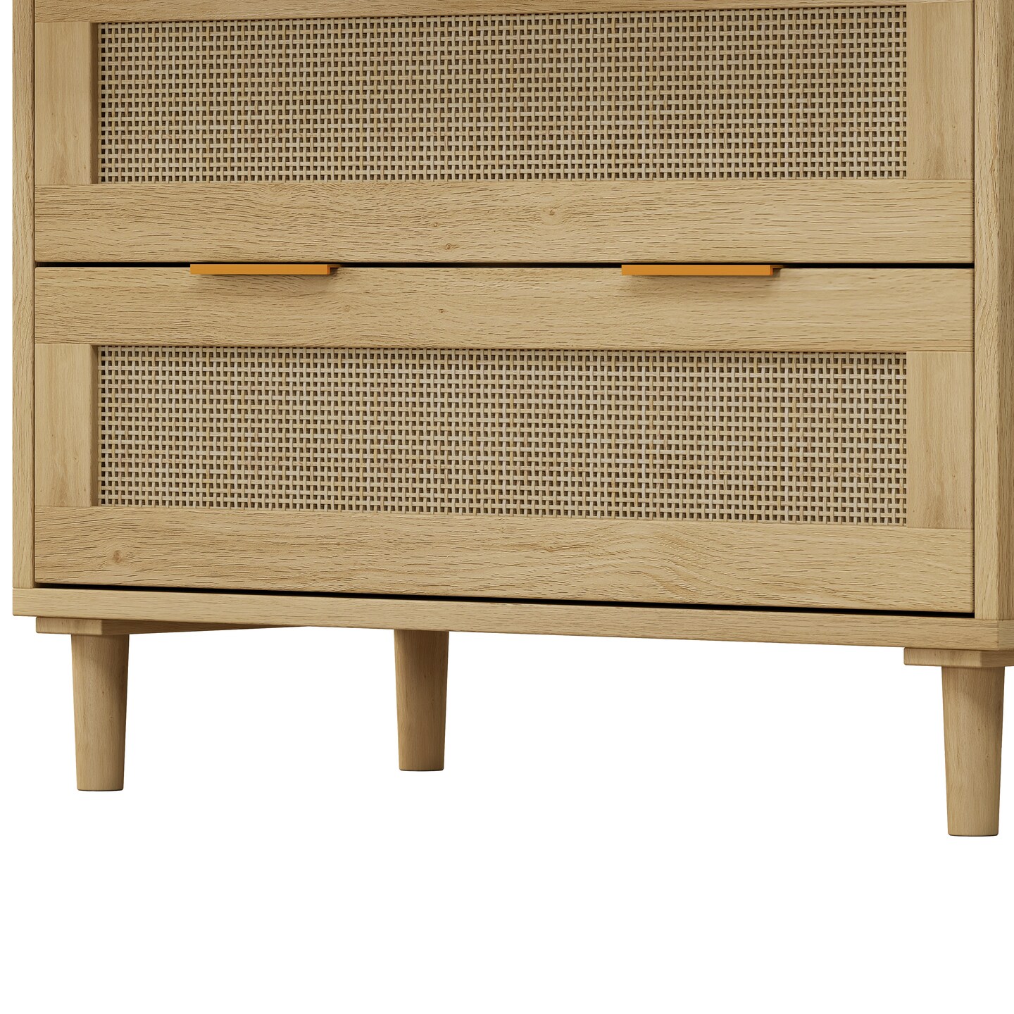 Stylish Rattan Storage Cabinet - 55.8 | Charm and Style