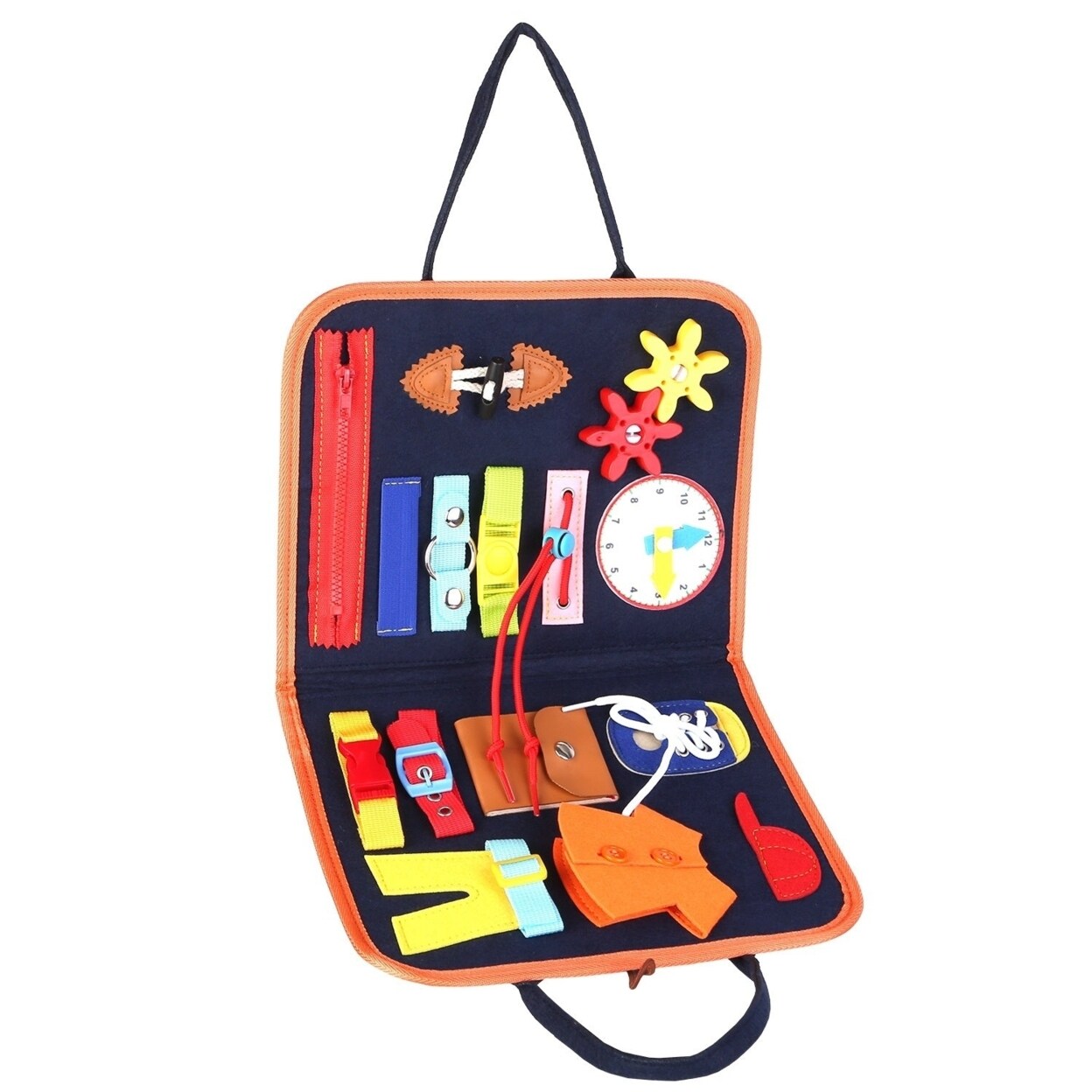 Kids Busy Board Sensory Activity Board Preschool Learning Toys Montessori Educational Gift For 1-6 Years Old Baby