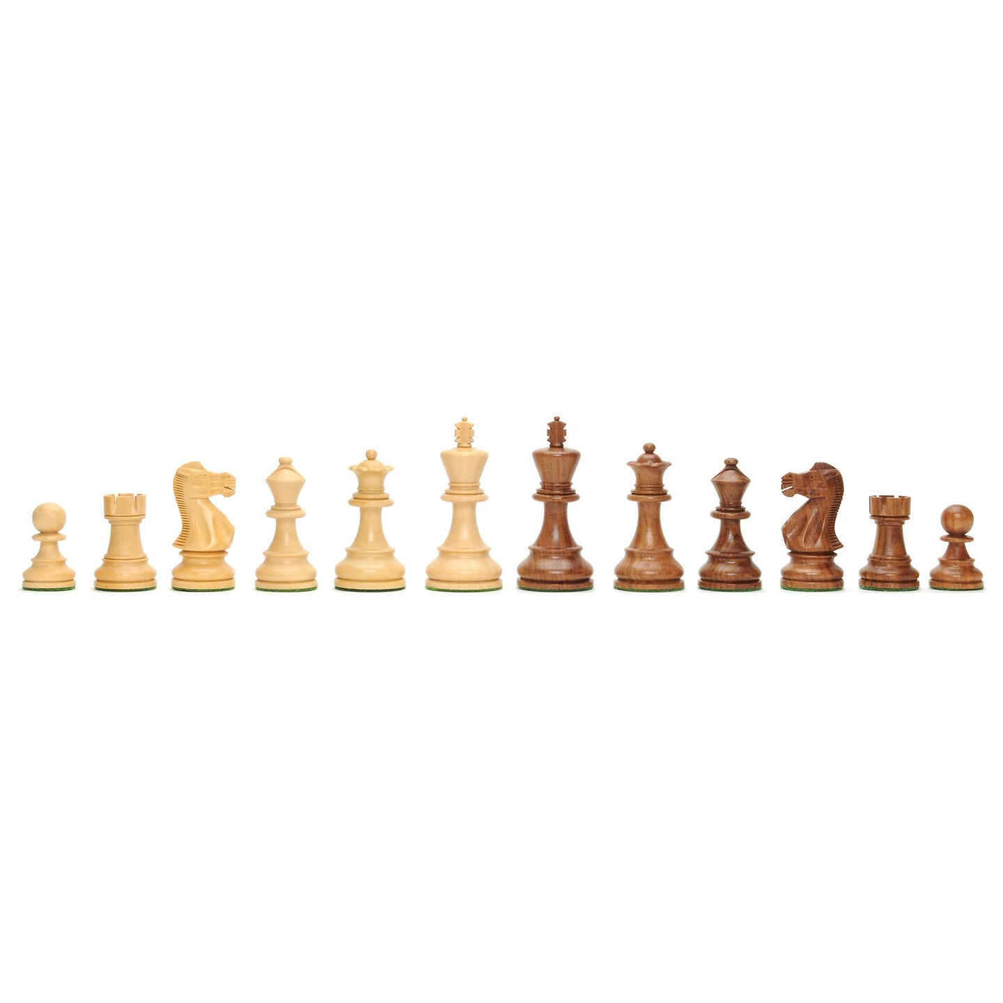 WE Games Staunton Chess Pieces - Weighted with 2.5 in. King