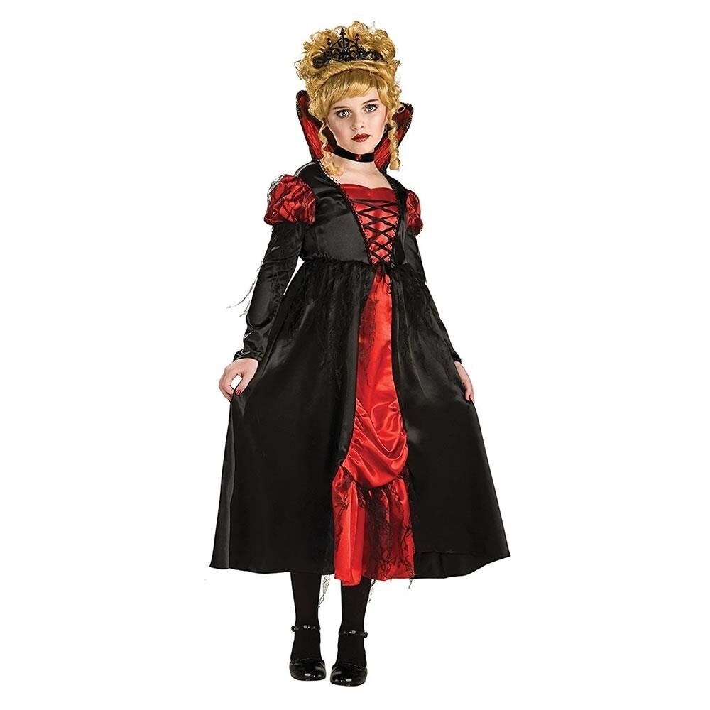 Rubies Transylvanian Vampiress Dress Costume Girls Size M Black Red 8 10