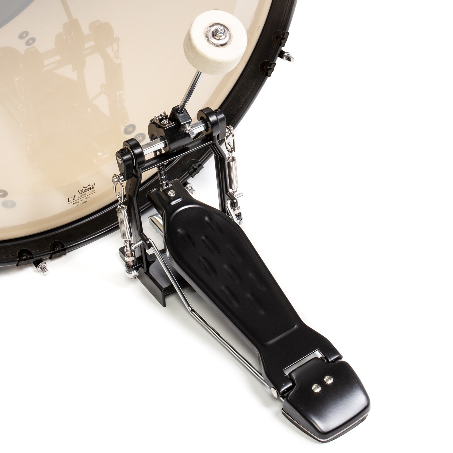 Ashthorpe 5-Piece Complete Full Size Adult Drum Set with Remo Batter Heads