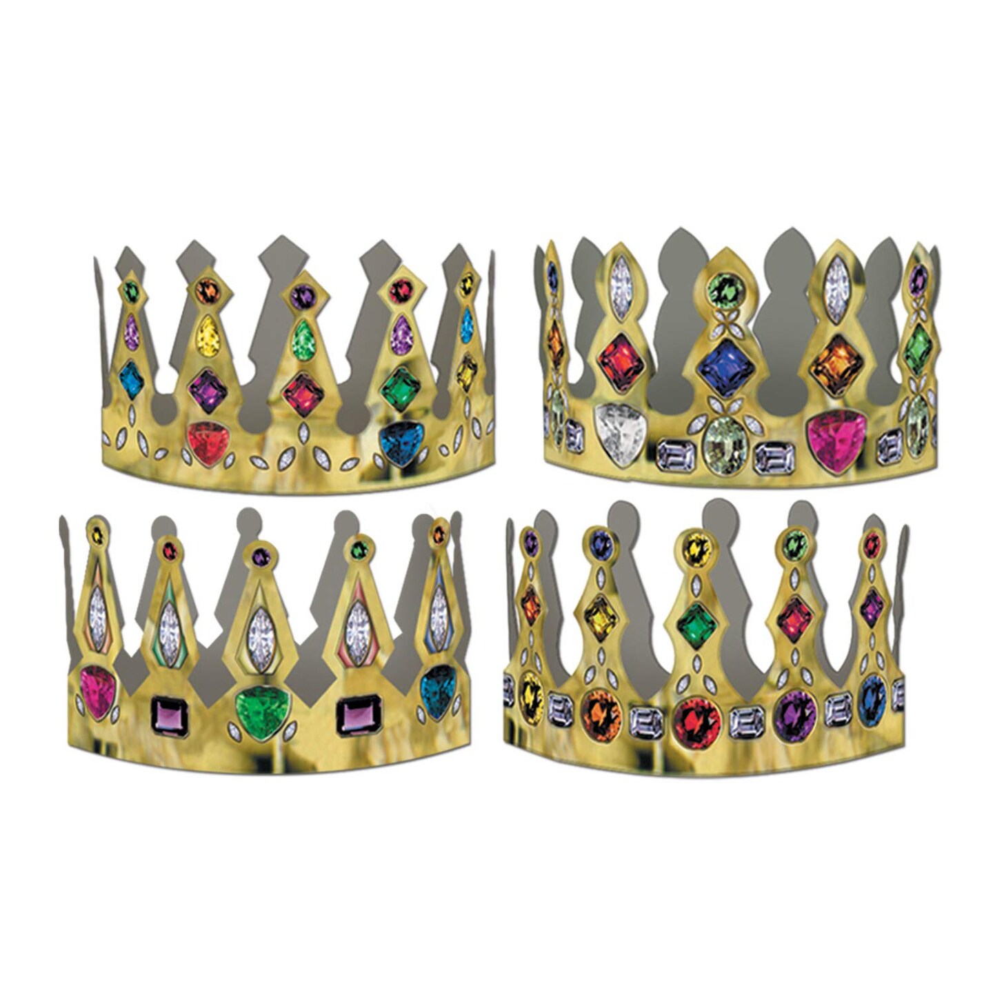 72 Jeweled Crowns: Elegant, Glamorous, Perfect for Parties &#x26; Events