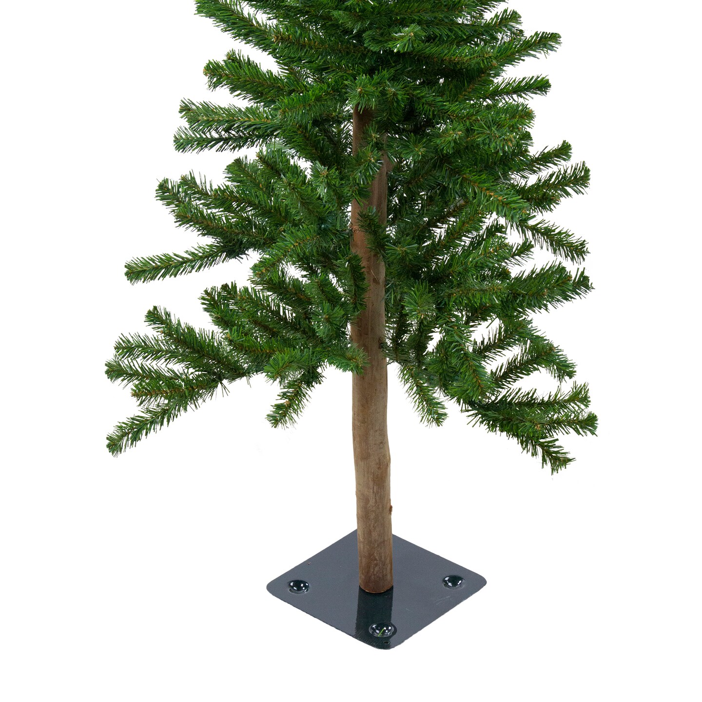 Northlight Pre-Lit Medium Alpine Artificial Christmas Tree - 3&#x27; - Clear Lights