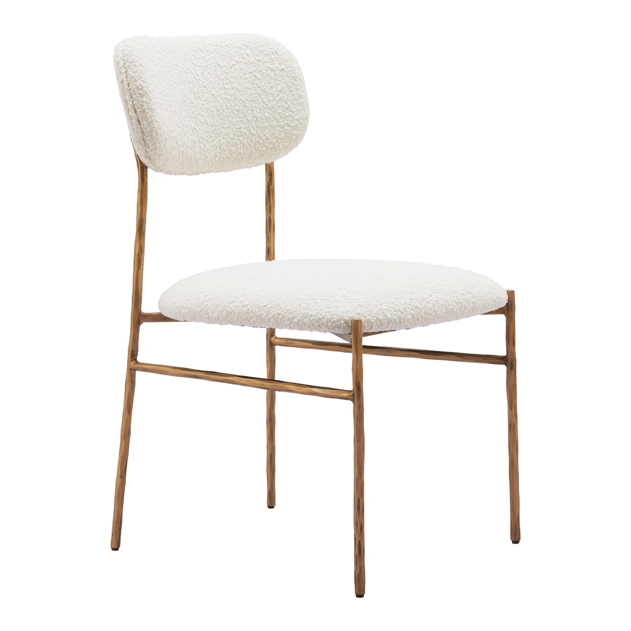 Zuo Modern Contemporary Inc. Sydhavnen Dining Chair Cream and Gold