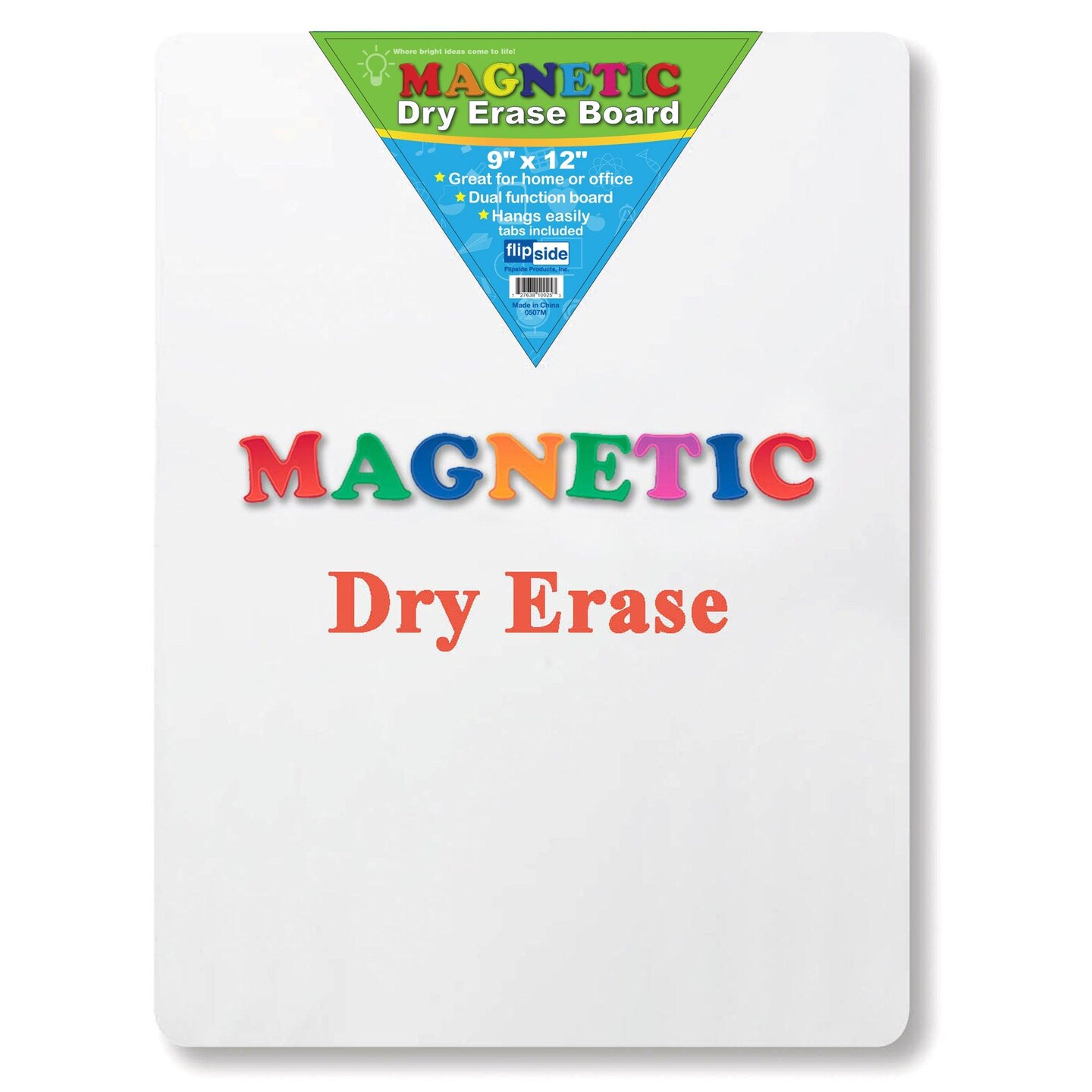 Magnetic Dry Erase Board, 9&#x22; x 12&#x22;, Pack of 3