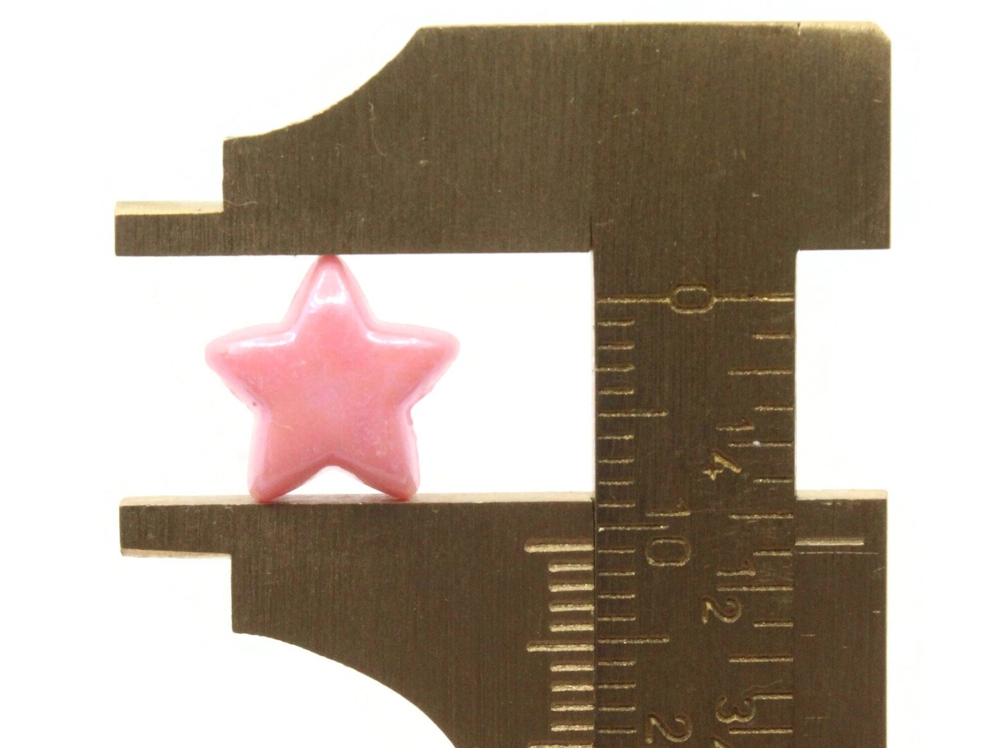 75 11mm Mixed Shiny Pastel Colors Puffed Star Plastic Beads