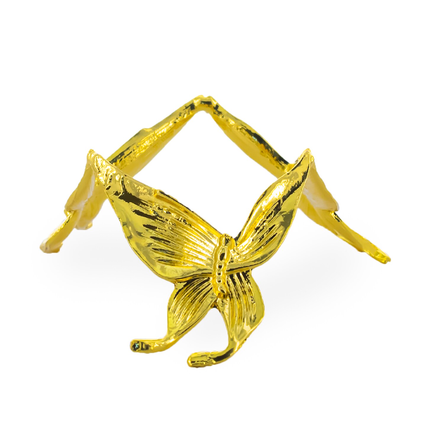 Golden Butterfly Design Egg Stand Holder Display