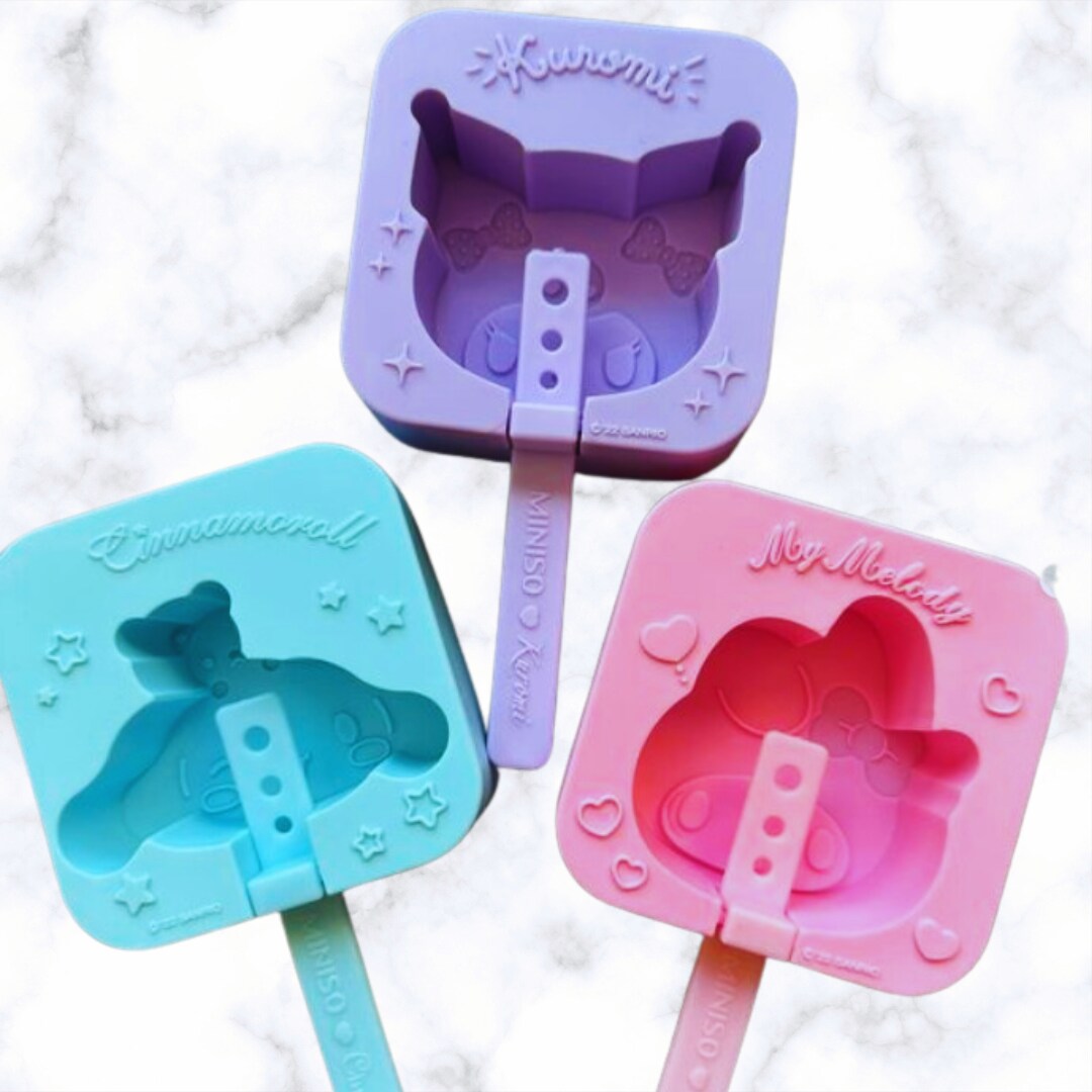 Kitty &#x26; Friends Popsicle Silicone Mold SET OF 4