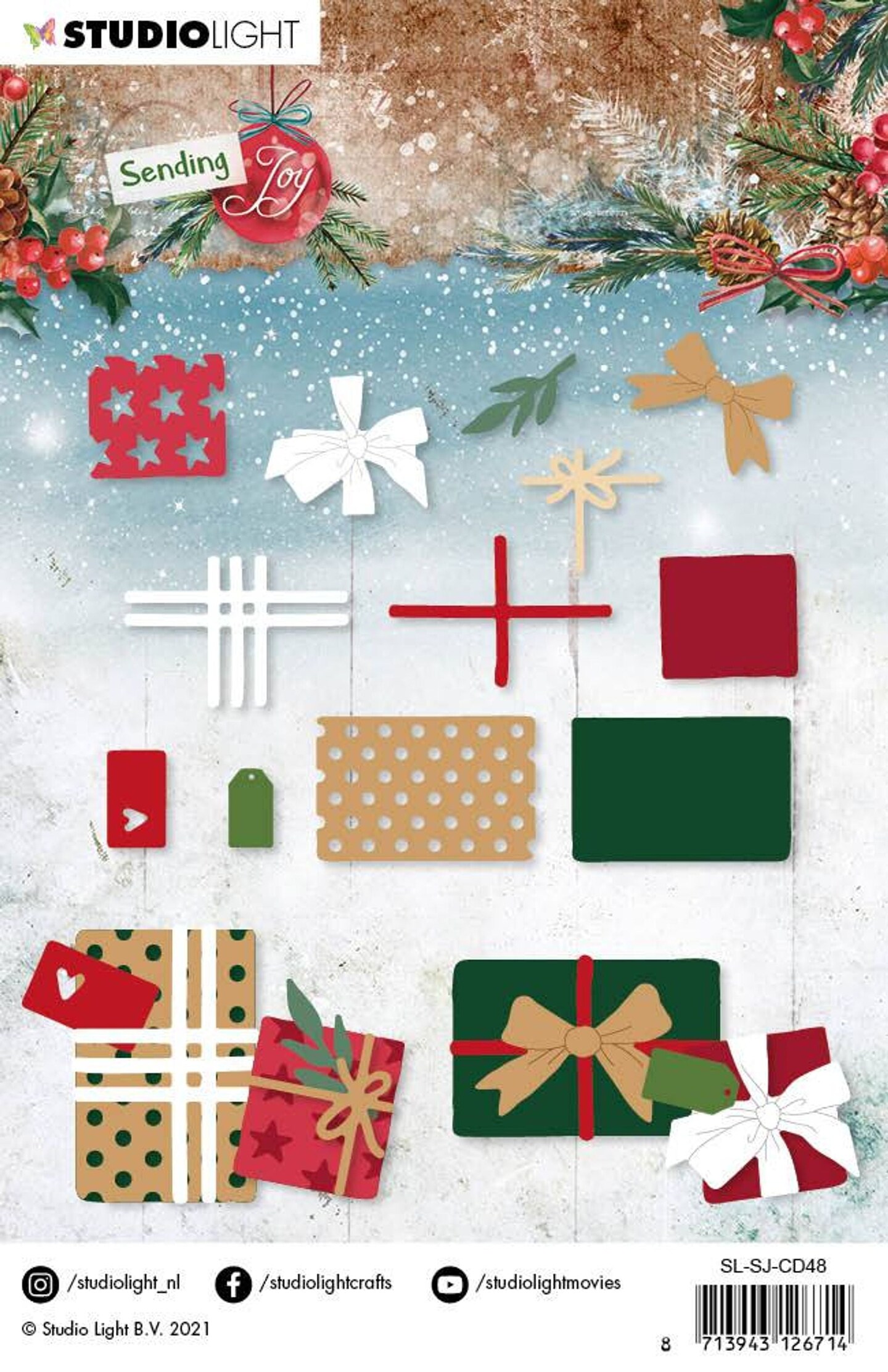 Studio Light SL Cutting Die Build A Gift Sending Joy 98x128mm nr.48 ...