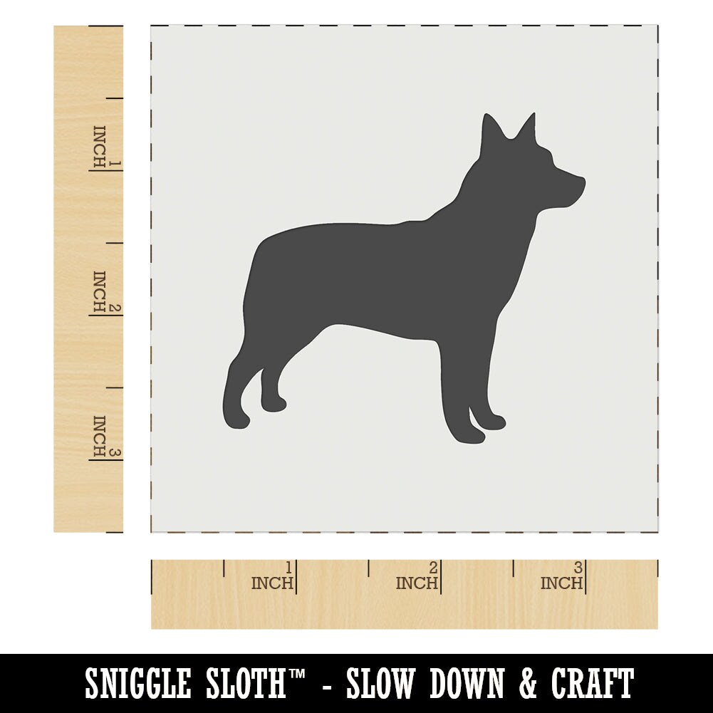 Australian Cattle Dog Solid Wall Cookie DIY Craft Reusable Stencil