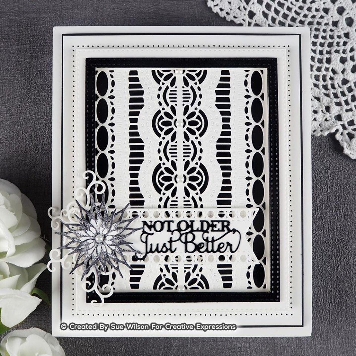 Creative Expressions Stamps To Die For Shaded Jasmine