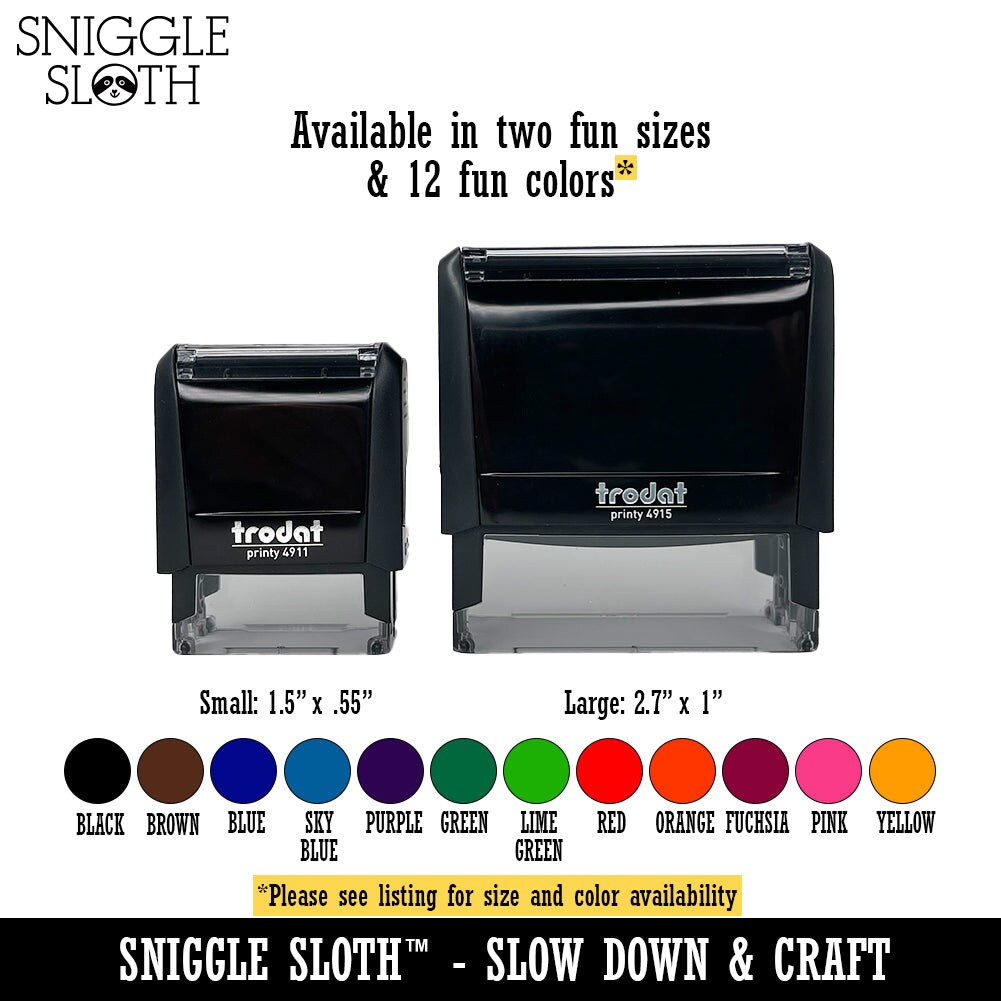 Final Sale No Refunds Self-Inking Rubber Stamp Ink Stamper for Business Office