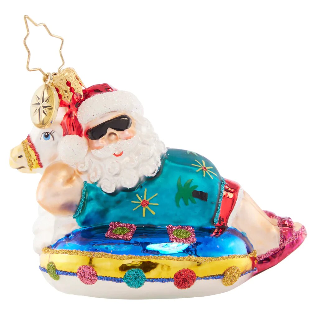 Christopher Radko Christopher Radko Ho-Ho-Holiday In The Sun Gem Glass Christmas Ornament 1021431